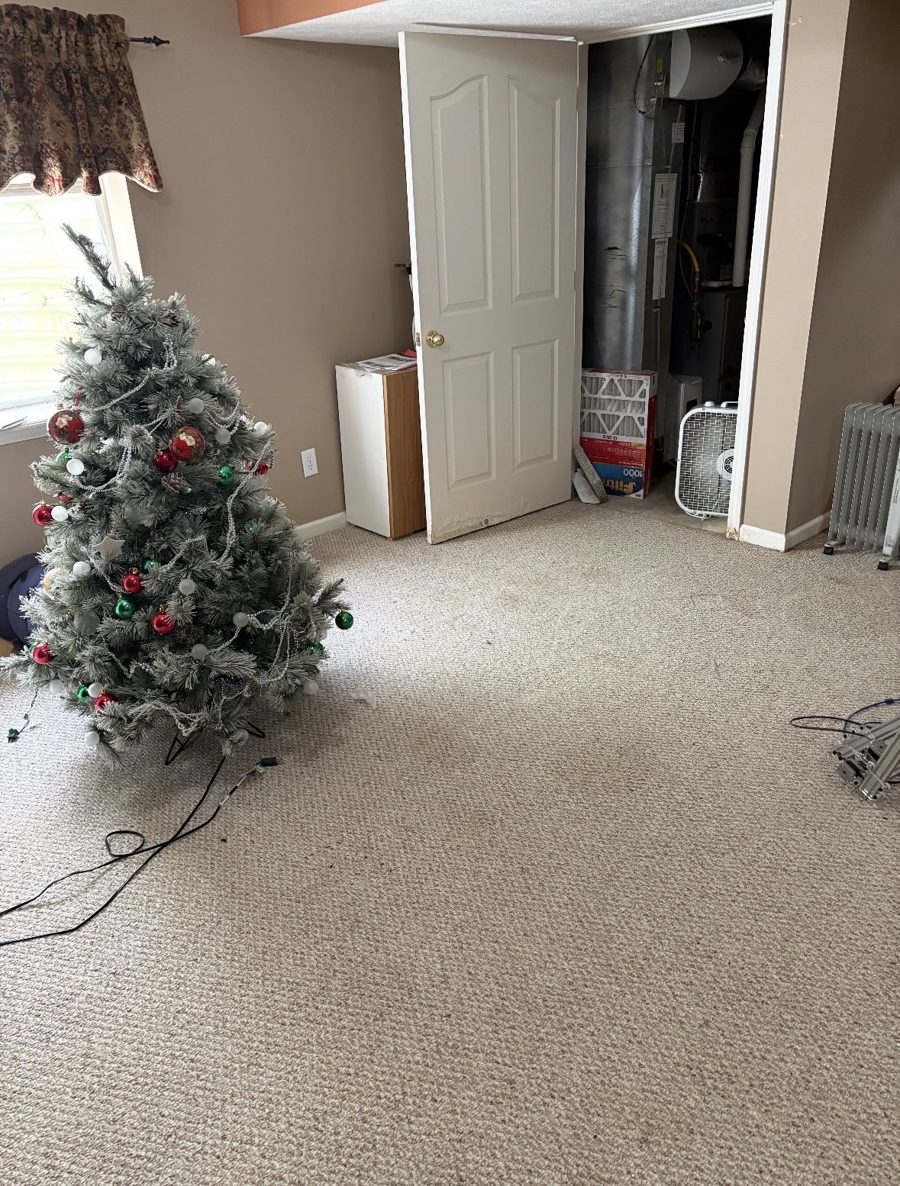 After: cleared room