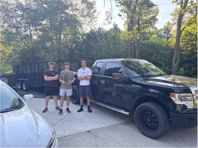 Truck and Trailer Hauling team with truck and trailer